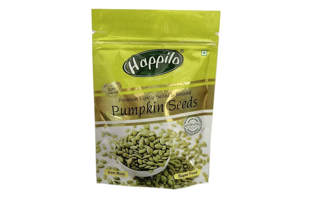 Happilo Premium Lightly Salted & Roasted Pumpkin Seeds   Pack  200 grams